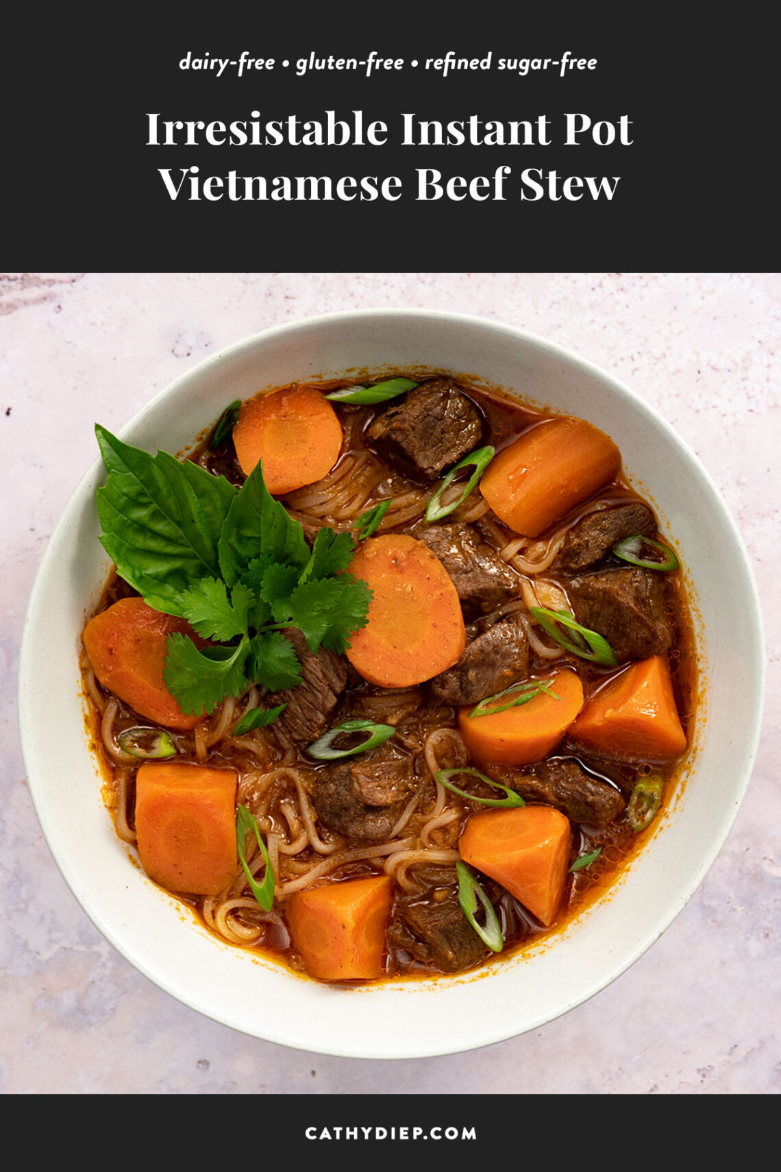 Irresistible Instant Pot Bo Kho Recipe (Vietnamese Beef Stew) - By Cathy